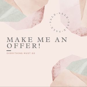 Reasonable offers accepted 😬😘